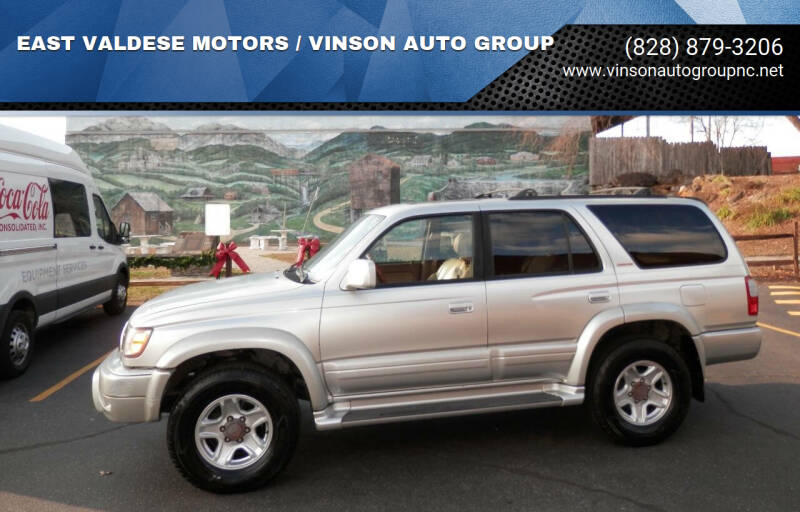 1999 Toyota 4Runner for sale at EAST VALDESE MOTORS / VINSON AUTO GROUP in Valdese NC