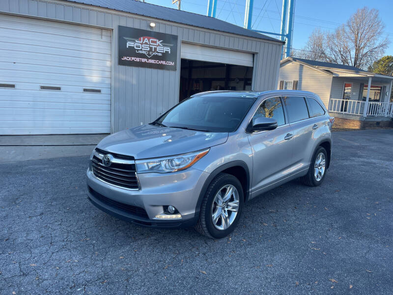 2016 Toyota Highlander for sale at Jack Foster Used Cars LLC in Honea Path SC