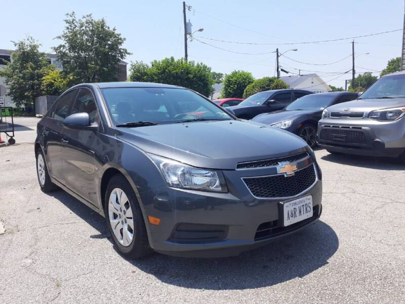 2013 Chevrolet Cruze for sale at A&R MOTORS in Portsmouth VA