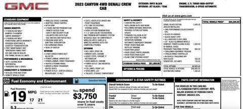 2023 GMC Canyon Denali