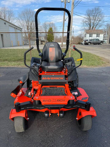 2025 Bad Boy Mowers MAVERICK 54" for sale at Stygler Powersports LLC in Johnstown OH