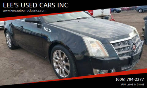 2009 Cadillac CTS for sale at LEE'S USED CARS INC Morehead in Morehead KY