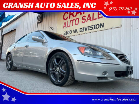 2006 Acura RL for sale at CRANSH AUTO SALES, INC in Arlington TX