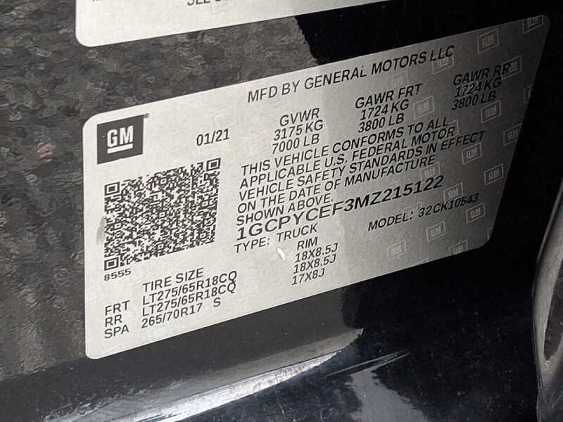 2021 Chevrolet Silverado 1500