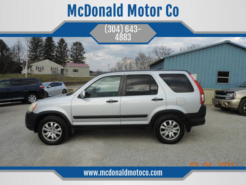 2005 Honda CR-V for sale at McDonald Motor Co in Harrisville WV