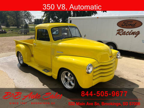 1951 Chevrolet 3100 for sale at B & B Auto Sales in Brookings SD