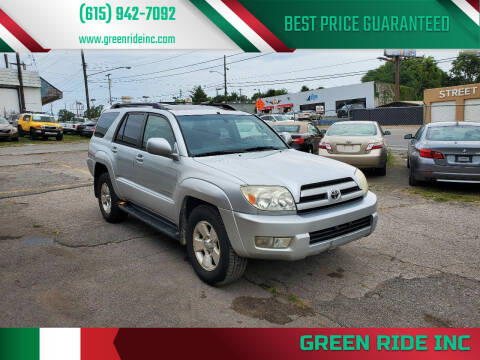 2005 Toyota 4Runner for sale at Green Ride Inc in Nashville TN