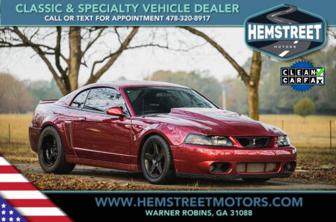 2003 Ford Mustang SVT Cobra for sale at Hemstreet Motors in Warner Robins GA