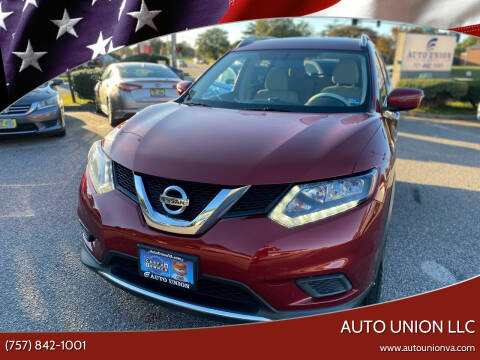 2016 Nissan Rogue for sale at Auto Union LLC in Virginia Beach VA