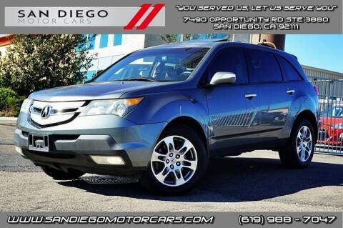 2008 Acura MDX for sale at San Diego Motor Cars LLC in Spring Valley CA