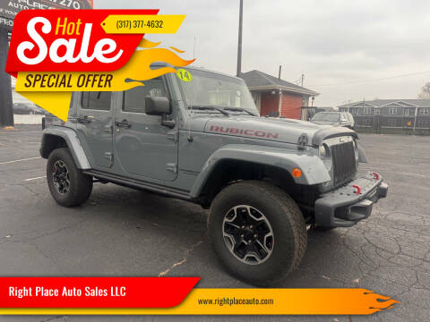 2014 Jeep Wrangler Unlimited for sale at Right Place Auto Sales LLC in Indianapolis IN