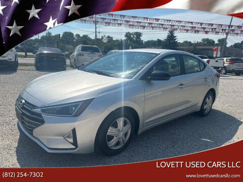 2019 Hyundai Elantra for sale at Lovett Used Cars LLC in Washington IN