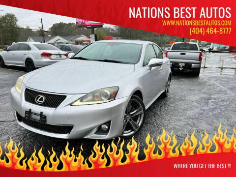 2013 Lexus IS 250 for sale at Nations Best Autos in Decatur GA