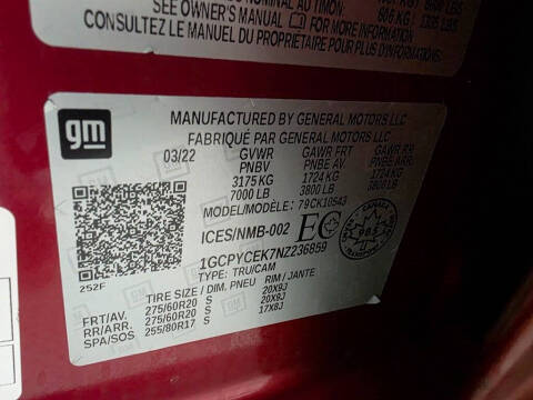 2022 Chevrolet Silverado 1500 Limited