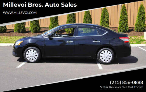 2014 Nissan Sentra for sale at Millevoi Bros. Auto Sales in Philadelphia PA