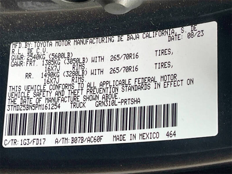 2023 Toyota Tacoma TRD Off-Road