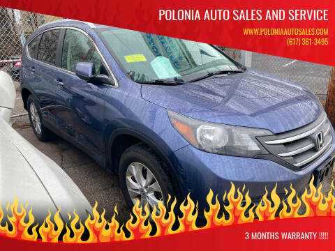 2013 Honda CR-V for sale at Polonia Auto Sales and Service in Boston MA