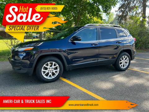 2016 Jeep Cherokee for sale at AMERI-CAR & TRUCK SALES INC in Haskell NJ