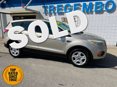 2017 Ford Escape for sale at TREGEMBO MOTORS in Bentleyville PA