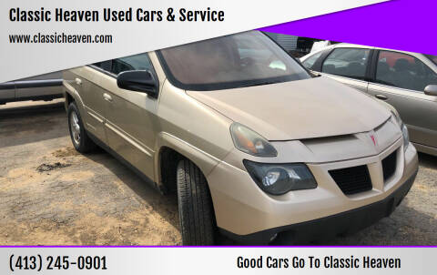 2004 Pontiac Aztek for sale at Classic Heaven Used Cars & Service in Brimfield MA