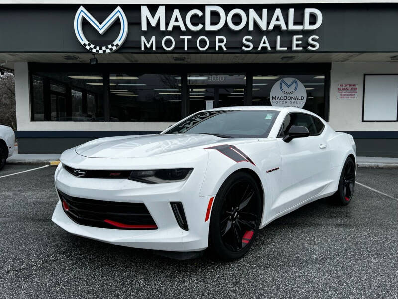 2018 Chevrolet Camaro for sale at MacDonald Motor Sales in High Point NC