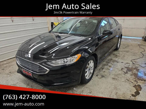 2018 Ford Fusion for sale at Jem Auto Sales in Anoka MN