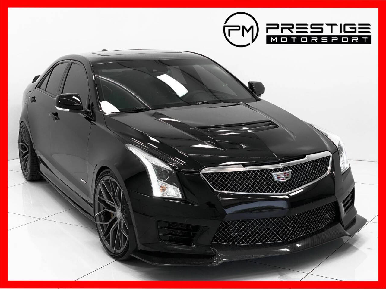 Black 2017 Cadillac ATS-V Base 4dr Sedan 1
