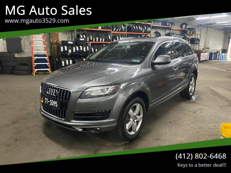 2013 Audi Q7 for sale at MG Auto Sales in Pittsburgh PA