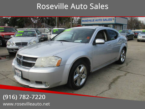 2009 Dodge Avenger for sale at Roseville Auto Sales in Roseville CA
