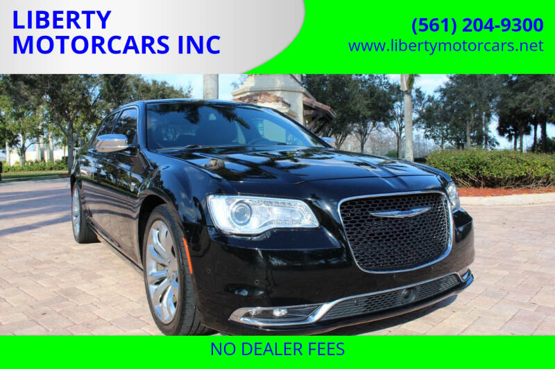 2018 Chrysler 300 for sale at LIBERTY MOTORCARS INC in Royal Palm Beach FL