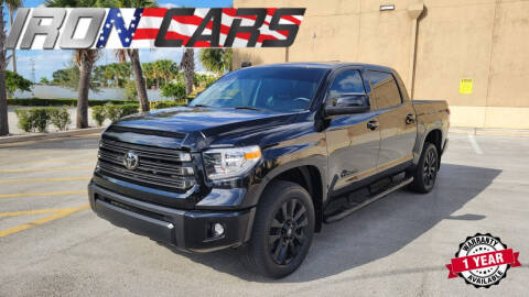 2021 Toyota Tundra for sale at IRON CARS in Hollywood FL