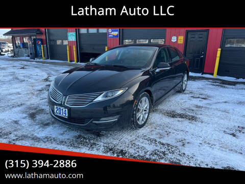 2014 Lincoln MKZ for sale at Latham Auto LLC in Ogdensburg NY