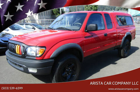 2001 Toyota Tacoma for sale at ARISTA CAR COMPANY LLC in Portland OR