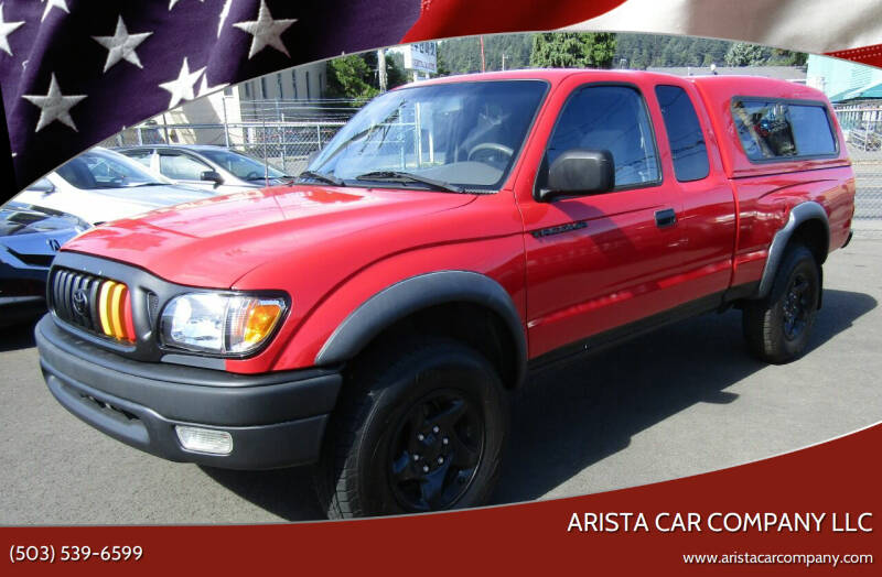 2001 Toyota Tacoma for sale at ARISTA CAR COMPANY LLC in Portland OR
