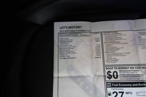 2015 MINI Hardtop 4 Door Cooper S