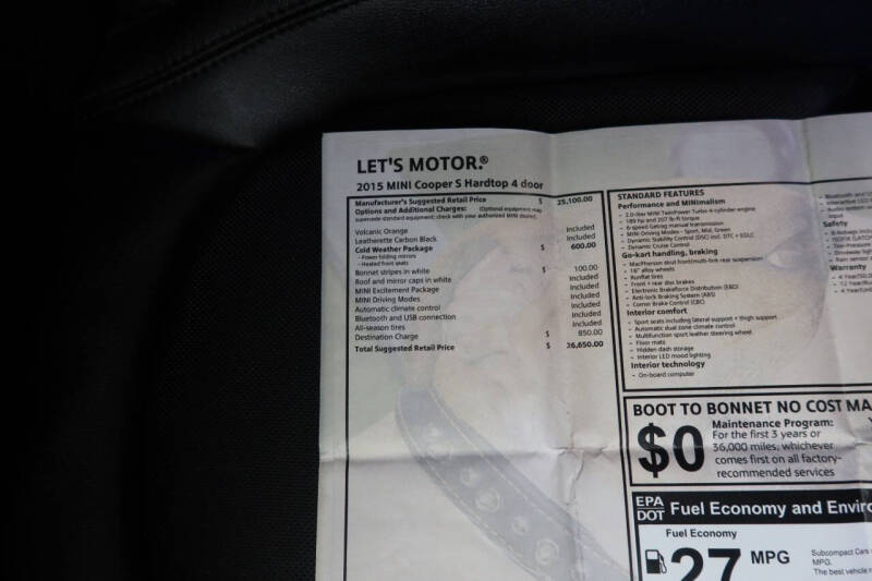 2015 MINI Hardtop 4 Door Cooper S