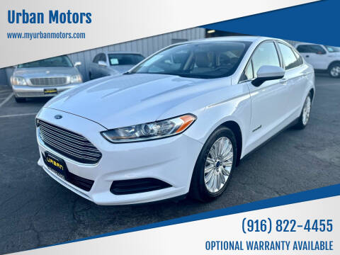 2015 Ford Fusion Hybrid for sale at Urban Motors in Sacramento CA
