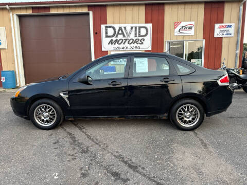 2008 Ford Focus for sale at DAVID MOTORS LLC in Grey Eagle MN