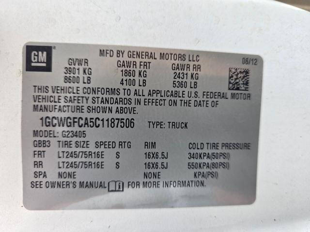 2012 Chevrolet Express 2500