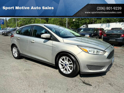 2016 Ford Focus for sale at Sport Motive Auto Sales in Seattle WA