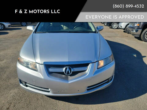 2008 Acura TL for sale at F & Z MOTORS LLC in Vernon Rockville CT