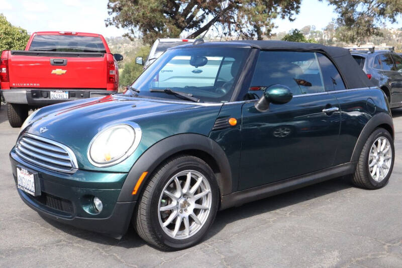 Used 2010 MINI Cooper Base with VIN WMWMR3C52ATZ19446 for sale in San Diego, CA