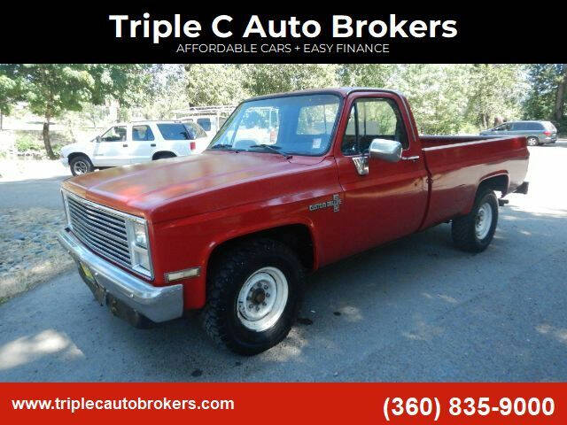 1985 Chevrolet C/K 20 Series for sale at Triple C Auto Brokers in Washougal WA