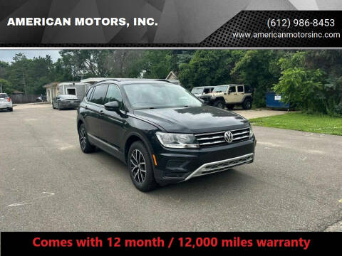 2021 Volkswagen Tiguan for sale at AMERICAN MOTORS, INC. in Farmington MN