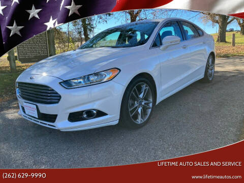 2014 Ford Fusion for sale at Lifetime Auto Sales and Service in West Bend WI
