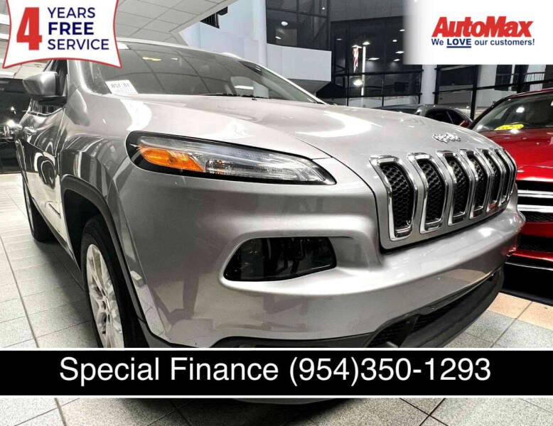 2016 Jeep Cherokee for sale at Auto Max in Hollywood FL