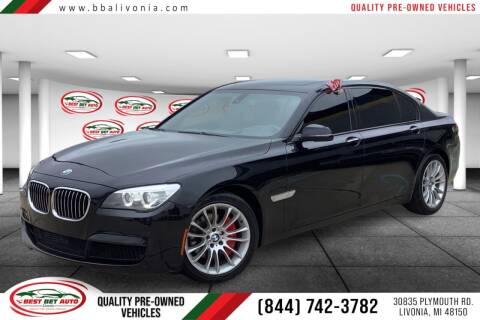 2014 BMW 7 Series for sale at Best Bet Auto in Livonia MI