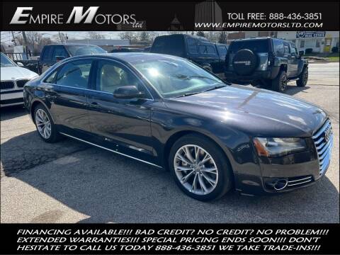 2012 Audi A8 L for sale at Empire Motors LTD in Cleveland OH