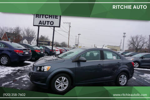 2013 Chevrolet Sonic for sale at Ritchie Auto in Appleton WI