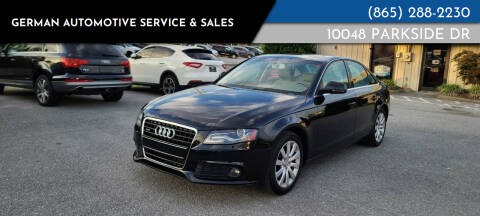 2009 Audi A4 for sale at German Automotive Service & Sales in Knoxville TN